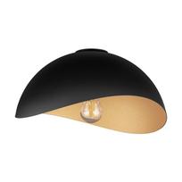 Matinės juodos spalvos/auksinės spalvos iš metalo lubinis šviestuvas Opsi – Nova Luce