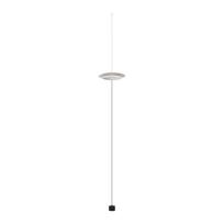 Matinės baltos spalvos iš aliuminio pastatomas šviestuvas LED su pritemdymo funkcija (aukštis 370 cm) Olos – Nova Luce
