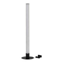 Matinės juodos spalvos iš aliuminio pastatomas šviestuvas LED su pritemdymo funkcija (aukštis 130 cm) su stiklo gaubtu Glovia – Nova Luce