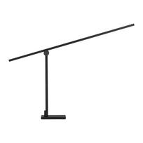 Matinės juodos spalvos iš metalo stalinis šviestuvas LED su sulankstoma konstrukcija/su pritemdymo funkcija (aukštis 47 cm) Tenso – Nova Luce