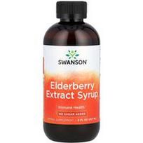 Swanson Vitamins, Šeivamedžio uogų ekstrakto sirupas, 8 fl oz (237 ml)