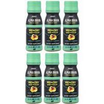 Onnit, „Alpha BRAIN® Focus Shot“, tropinis, 6 buteliukai po 75 ml (2,5 fl oz)