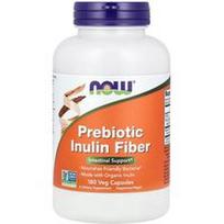 NOW Foods, Prebiotinis inulino pluoštas, 180 daržovių kapsulių (650 mg vienoje kapsulėje)