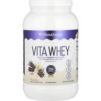 Vitauthority, „Active Vita“ išrūgų baltymų milteliai, vanilės skonio, 969,6 g