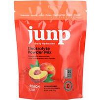 JUNP Hydration, Elektrolitų miltelių mišinys, persikų skonio, 20 pakelių po 0,14 uncijos (3,9 g) kiekviena