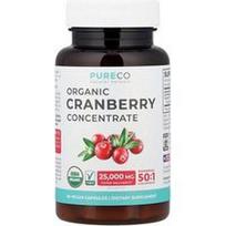 Pure Co., Organinis spanguolių koncentratas, 60 veganiškų kapsulių (500 mg vienoje kapsulėje)