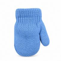 BeSNAZZY Dvigubos megztos kumštinės pirštinės R-283DB-Blue/13 cm