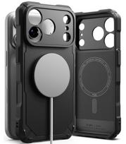 Juodas dėklas Apple iPhone 17 Pro Max / 18 Pro Max telefonui "Ringke Rugged Gear Magnetic Magsafe"