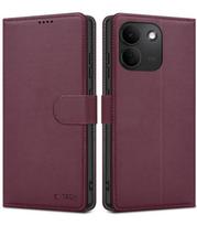 Raudonas atverčiamas dėklas Xiaomi Redmi Note 17 Pro Max 5G telefonui "Tech-Protect Wallet"