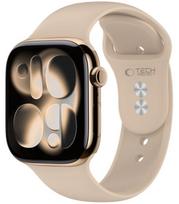 Ruda apyrankė Apple Watch 8 / 9 / 10 / 11 / 12 / SE / Ultra (44 / 45 / 46 / 49 mm) laikrodžiui "Tech-Protect Silicone"
