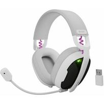 Fury belaidės ausinės Fukiya F6 NFU-2337, 40mm, 20-20000Hz, 40h, Bluetooth 5.4, USB Type C, ENC mikrofonas, baltos