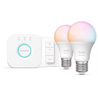 Philips Hue išmaniojo apšvietimo rinkinys 8721103103659, 2 lemputės, E27, 8 W, 806 lm, 2200-6500 K, 16 mln. spalvų
