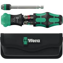 Atsuktuvas su terkšle Wera Kraftform Kompakt 20 RA-R su dėklu