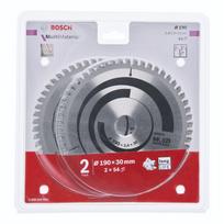 Bosch Multi Material diskinių pjūklų diskų rinkinys 190x30 mm, 54T, 2 vnt.
