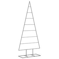 vidaXL Metalinė Kalėdų eglutė, juodos spalvos, 180 cm