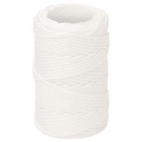 vidaXL Daugiafunkcinė buitinė virvė 2 mm 50 m Balta PP