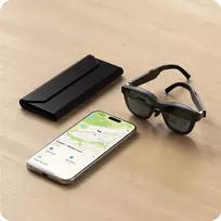 Satechi Vegan-Leather FindAll akinių dėklas, juodas