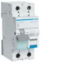 HAGER RCBO 1P+N 6kA B 16A/30mA Type A ADA916D