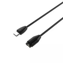 FIXED USB-C į Garmin įkrovimo laidas 2m juodas - Forerunner Fenix Venu Vivoactive Instinct