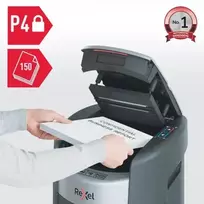 Rexel ShredMax AutoFeed+ 150X dokumentų smulkintuvas, P-4, 150 lapų, 15 l talpos krepšys