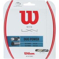Wilson Duo Power stygų rinkinys: LUXILON alu power & wilson nxt power 1.25 (12,20 metrai)