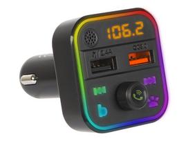 Automobilių ir motociklų prekės, elektronika, navigacija, CB radijas // Automobilio FM siųstuvai // 74-164# Transmiter fm blow bluetooth5+qc3.0 rgb