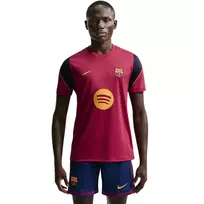 Nike FC Barcelona Strike vyriški futbolo treniruočių marškinėliai Dark Wine XL