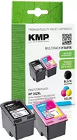 KMP Patrone HP HP302L F6U68AE Multipack BK/C/Y/M H168VX remanufactured