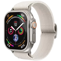 VONMÄHLEN Classic Nylon Loop apyrankė Apple Watch 40/41/42mm, kreminės spalvos