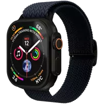 VONMÄHLEN Woven Loop 44/45/46/49mm Apple Watch apyrankė, Navy Black