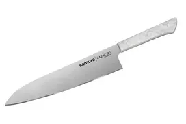 SAMURA Harakiri virėjo peilis 240 mm, akrilinė rankena, juodas