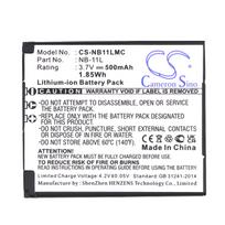 500 mAh for Canon NB-11L,NB-11LH
