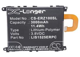 3000 mAh for Sony Ericsson 1588-4170,LIS1525ERPC,AGPB011-A001