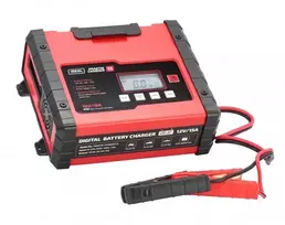 IDEAL Charger PRAKTIK CHARGER 15 LCD įkroviklis, įkrovimo įtampa: 12V/6V, 15A/7.5A, 9 pakopų automatinis, IP65