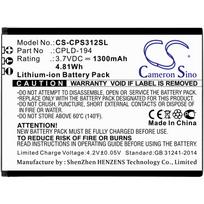 1300mAh Replacement Battery for Coolpad Belleza 3321, CP3321AT, CPLD-194