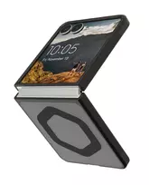 UAG Urban Armor Gear Mouve dėklas su magnetiniu moduliu, skirtas Samsung Galaxy Z Flip8 - Ash (permatoma pilka)/juodas 214561113131