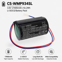 17000mAh Battery for WILPA2549A Water Meter