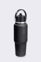 Hydro Flask 32 Oz Wide Flex Straw Travel Bottle (946 ml) - juodas