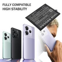 Replacement Battery for Xiaomi BN5U, Redmi Note 14 5G, 24094RAD4C, POCO M7 Pro 5G, Li-Polymer 5000mAh