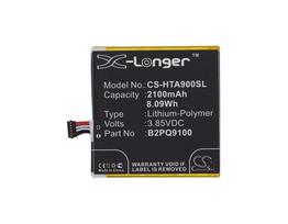 2100 mAh for HTC B2PQ9100,35H00252-00M