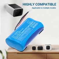 5200mAh Replacement Battery for Eufy Video doorbell 2k, AKT8223, C30, C31 2K FHD, 2k, 2K Solar Security Camera S220 SoloCam Wireless Outdoor Camera Night Vision, T3814, Security S220 SoloCam
