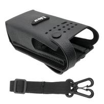 Hard Leather Case With 3-Inch Fixed Belt Loop for for Motorola PMLN5839 Non-Display Radios