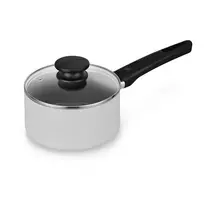 Brabantia Indu+ 16 cm puodas su nepriedančia danga, 1,5 L, indukcinis, juodas