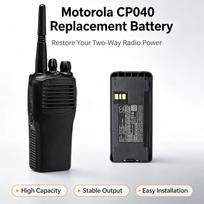 2700mAh Replacement Battery for Motorola MNN4254AR NNTN4496 NNTN4496AR NNTN4497 NNTN4497A NNTN4497AR NNTN4497DR NNTN4851, MTX838,HT1000, CP1200,CP1660,CP185 With Type-C Port Charger