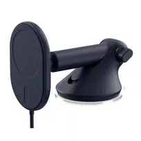 iOttie Velox Magnetic Wireless Charger Dash & Windshield Mount - 7,5W Qi belaidis įkrovimas, MagSafe suderinamas, juodas