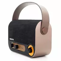AIWA RBTU-600 nešiojamas Bluetooth radijas su FM, USB, AUX-in, MicroSD, įkraunama baterija