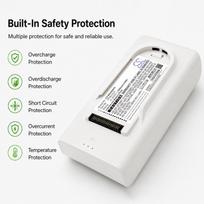 2500mAh Replacement Battery for Roborock H60 Hub, PF061ULK