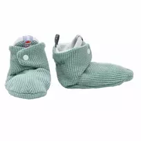 Lodger Slipper Ciumbelle medvilniniai šlepetės, 3-6 mėn., šiltos žalios spalvos