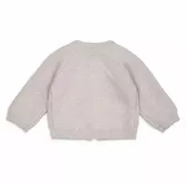 Lodger Topper Knit Merino vilnos kūdikio striukė, beržo spalvos, 56 dydis