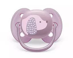 Philips Avent Ultra Soft DECO žindukas 6-18 mėn., 1 vnt., mergaitėms